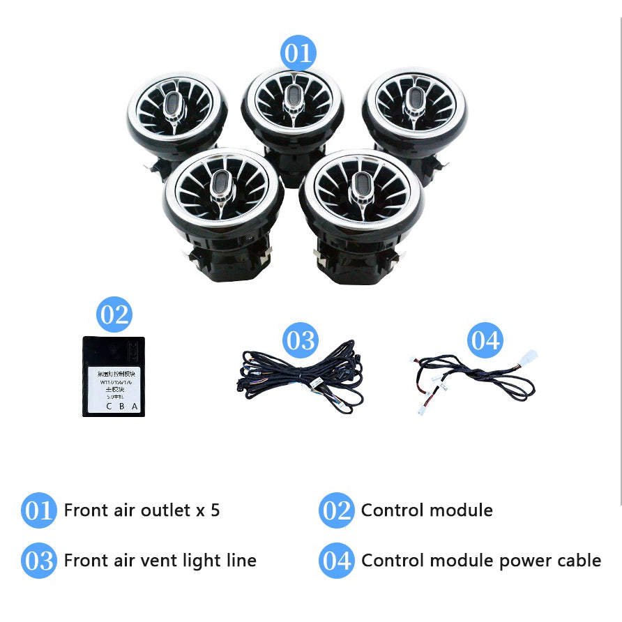 A Klasse W176 12 Farben LED Düsen 2013-2018