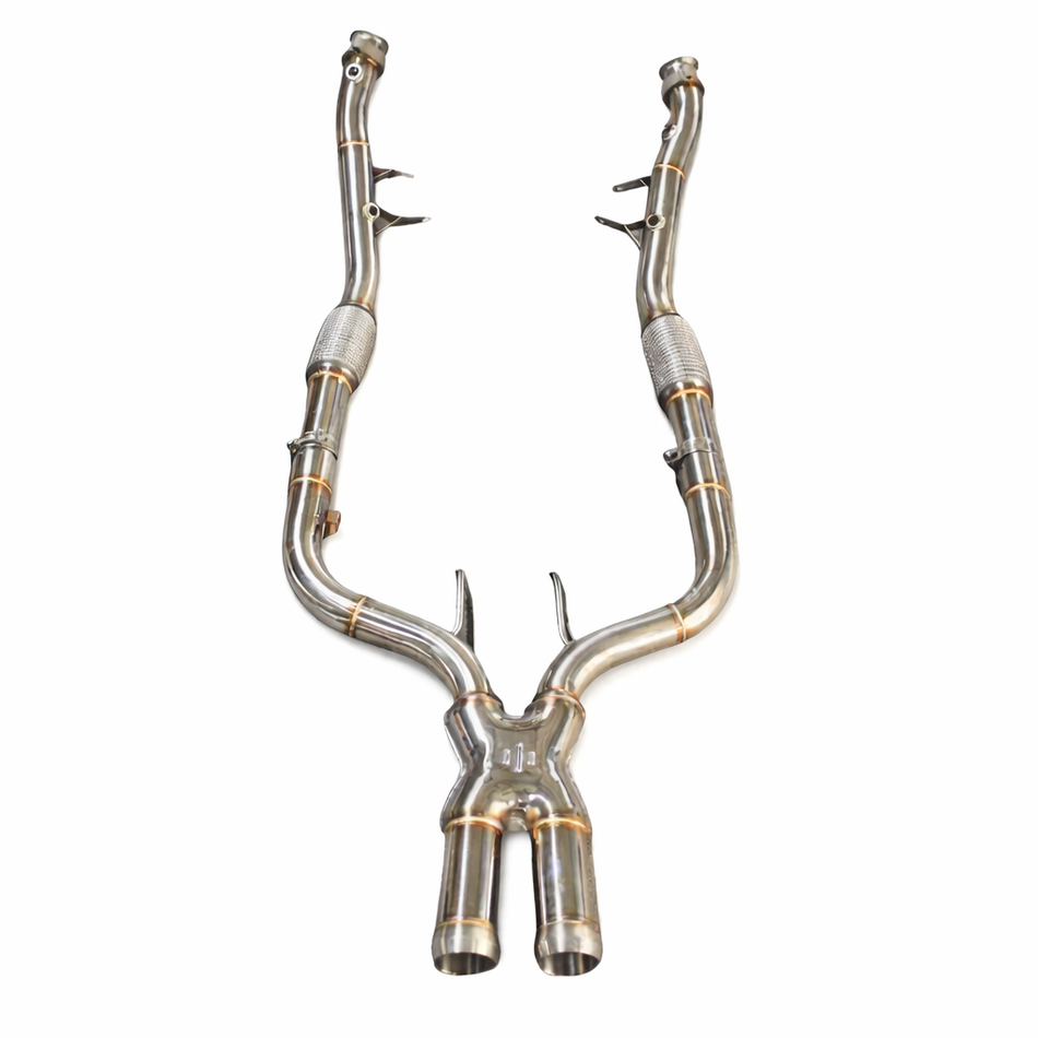 S500 4.7L C217 W222 Catless Downpipe